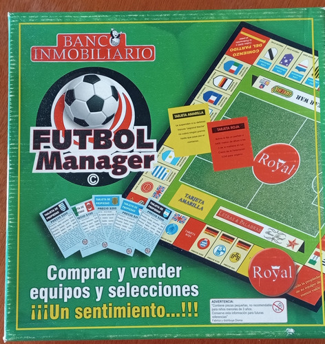 Juego De Mesa Futbol Manager. 2 A 6 Jugadores. Casi Nuevo!