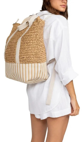 Bolsa Roxy Beach Lover Beige Mujer Erjbp04735-yef0