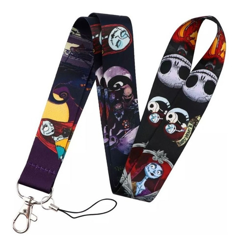 Lanyard Extraño Mundo De Jack Cinta Colgante Portacredencial