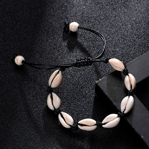 Tobillera Hawaiana Para Mujer, Con Forma De Caracola En Form