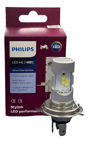 Lampara Led Moto Hs1 H4 Philips 12v 6500k