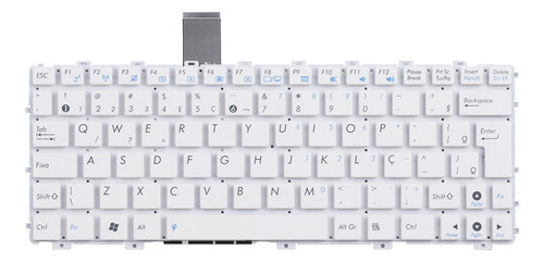 Teclado Para Notebook Asus A31-1025 - Branco - Portugues Br