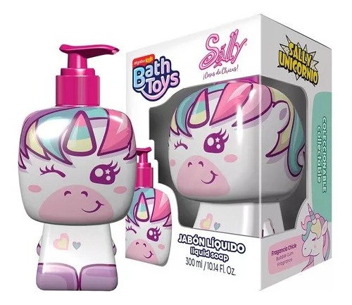 Jabon Liquido Sally Unicornio Algabo 300 Ml ( Pack X 5 Mayor