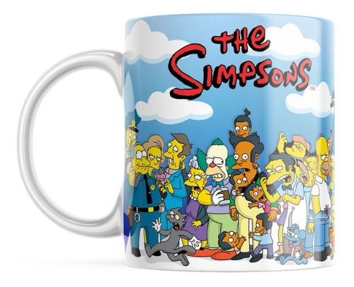 Taza Cerámica Los Simpsons Personajes Mejor Calidad Regalo