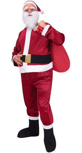 Disfraz Para Navidad Traje De Santa Claus Deluxe