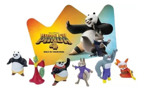 Juguetes Kung Fu Panda 4 Colección Completa 