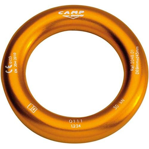 Aluminum Rappel Ring - 45mm - Orange