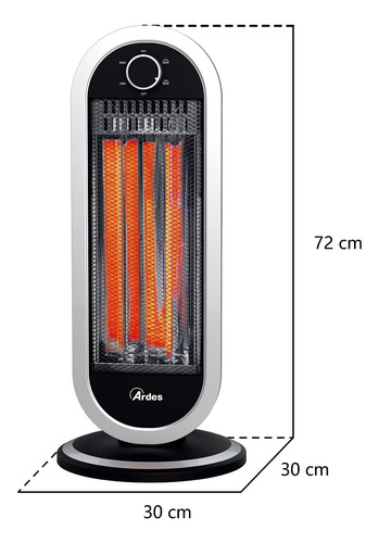 Ardes Ar4b01 - Calefactor (calentador Infrarrojo