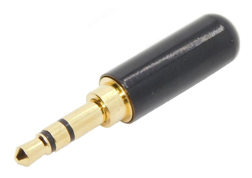 Imagen 2 de 2 de Ficha Conector Miniplug 3,5 Estereo Hamc Cuerpo Reducido
