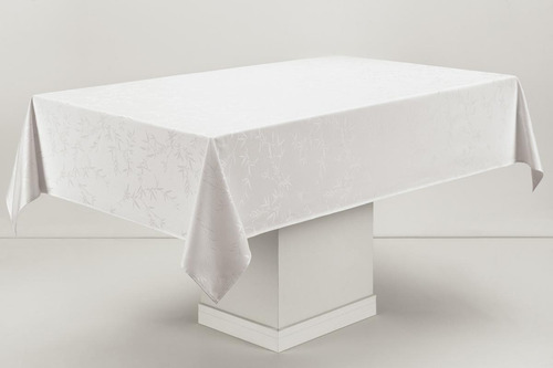 Toalha De Mesa Karsten Celebration Branca 160x320 12 Lugares