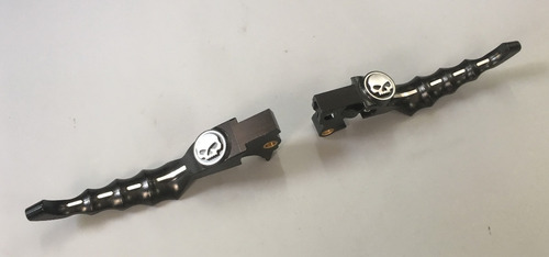 Levers Palancas Zombie Negro Para Harley Sportster 14 O Mas