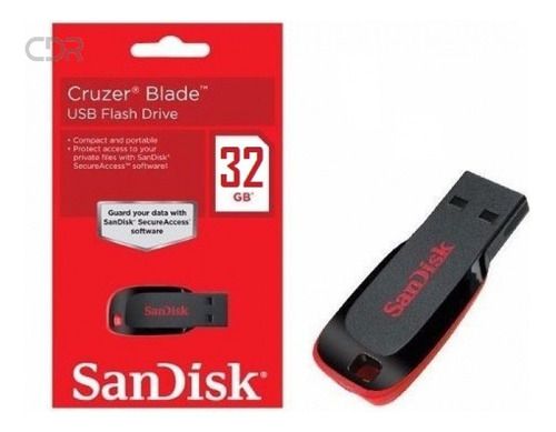 Pendrive Sandisk 32gb Usb 2.0 Almacenaje Pc