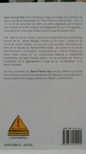 Imagen 2 de 8 de Teatro Frances Hoy Laurent Gaude