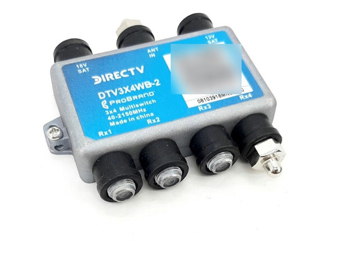 Switch Derivador Divisor De Señal Coaxial 3x 4 Vias Directv