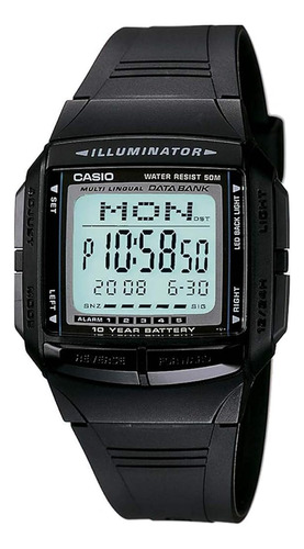 Reloj De Banco De Datos Multilingüe Para Hombre Casio, Con 1