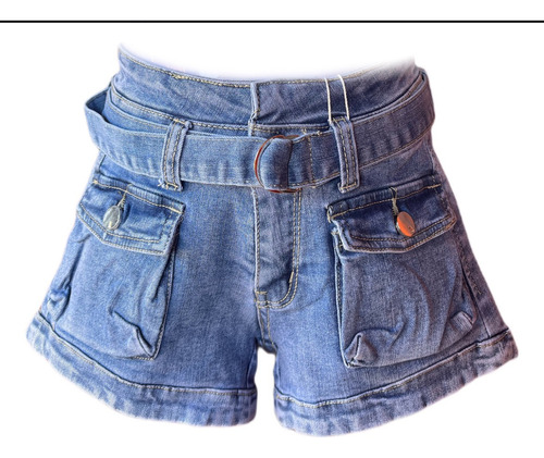 Shorts Jeans Niña + Cinturón