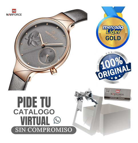 Relojes De Mujer Naviforce Originales Gama Premium + Caja