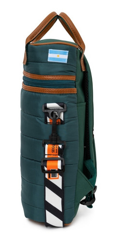 Mochila Matera Diamond Pop Verde Petroleo