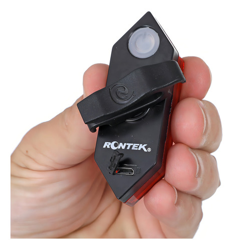 Sinalizador Traseiro De Bicicleta Rontek Usb Led Cob 100 Lúm