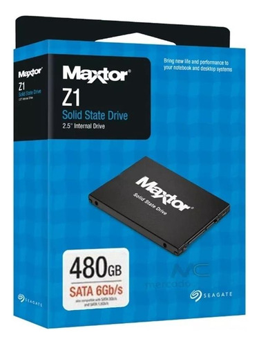 Disco Seagate 480gb Maxtor Z1 Ssd Sata 6gb/s 2,5' Notebook