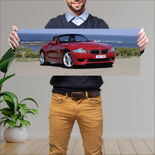 Cuadro 30x80cm Auto 2006 Bmw Z4 M Roadster Au 22 478