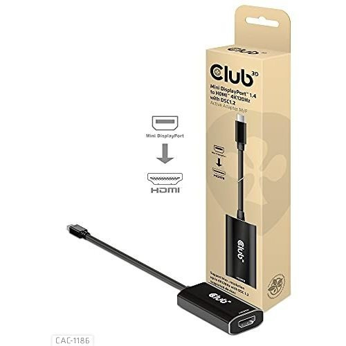 Mini Displayport 1.4 A Hdmi 4k 120 Hz Y 8k Activo De Club 3d
