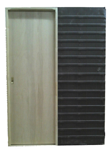 Puerta Corrediza De Embutir Pino 80x10 - Marco/madera 
