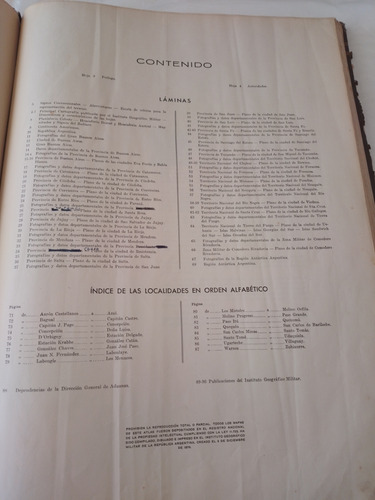 Atlas Geog-polit Y Estad De La Rep. Arg.( 1a Edicion 1953) (Usado)