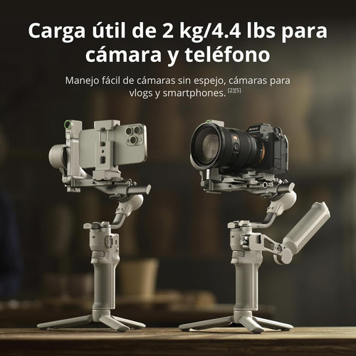 Dji Rs 4 Mini - Estabilizador De Cámara Con Seguimiento