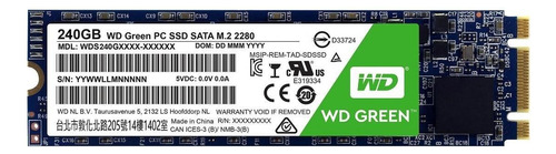 Disco sólido SSD interno Western Digital WD Green WDS240G1G0B 240GB verde