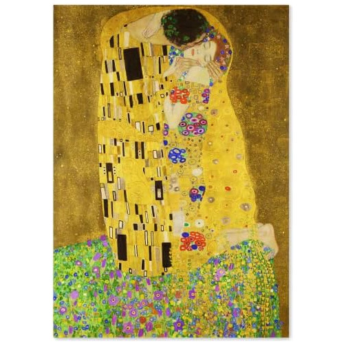 Póster Gustav Klimt  El Beso  Hecho Japón, 16.53 PuLG...