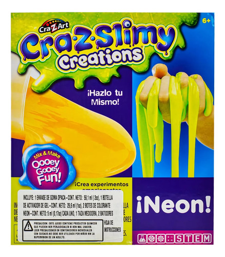 Slimy Creation Craz Z Slime Neon Mezcla