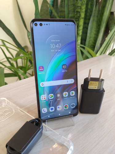 Moto G100 (256gb,12ram) Original. Funcionando Tudo. Novinho Azul-celeste