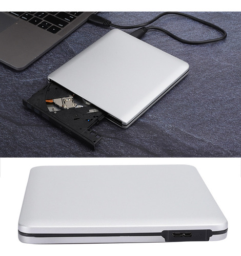 Unidade Externa Usb De Cd Dvdrw 3.0 Dvd-rw Slim Portátil