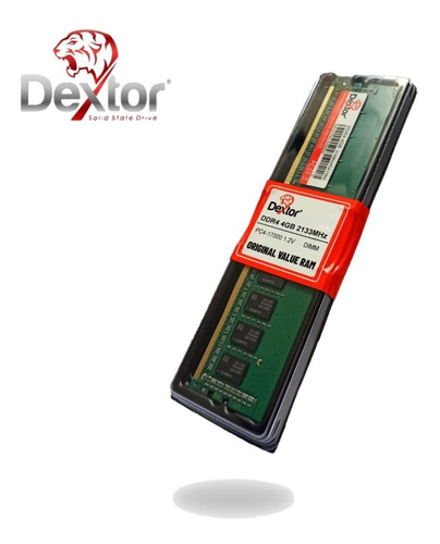 Memoria Dextor Ddr4 4gb Pc4-17000 2133mhz Dimm Pc