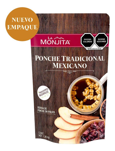 Ponche Navideño En Polvo Tradicional Mexicano La Monjita