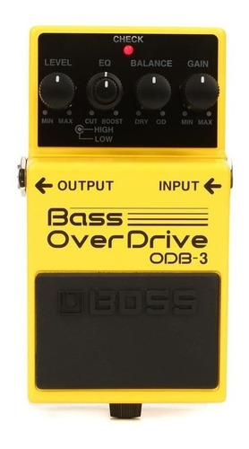 Pedal Bajo Over Drive Boss Odb-3