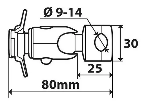 Soporte movil espejo Optiline