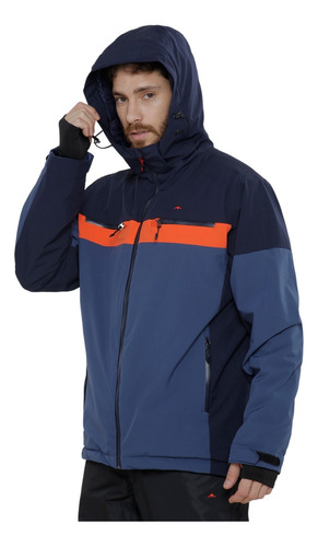 Campera Hombre Fergus Montagne Capucha Detalles Reflectivo