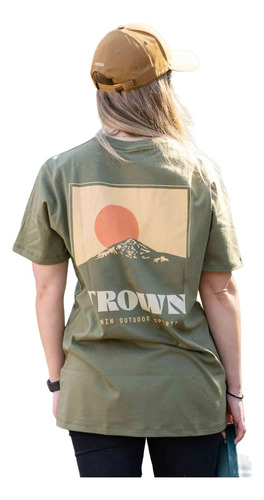 Remera Manga Corta Hombre Mujer Trown Lanin