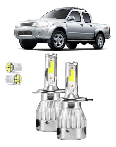 Kit Ultra Led Alta E Baixa Nissan Frontier 03/07 20000lúmens