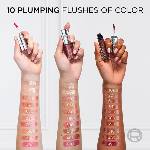 Brillo Labial L'oréal Plump Ambition - Hyaluron Lip Oil 390 Cherry