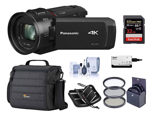 Videocámara Panasonic Hc-vx1k 4k Uhd, Lente Leica Dicomar 24