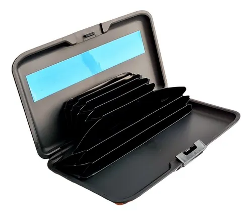 Billetera Grande Aluminio Aluma Wallet Xl Tarjetero Colores