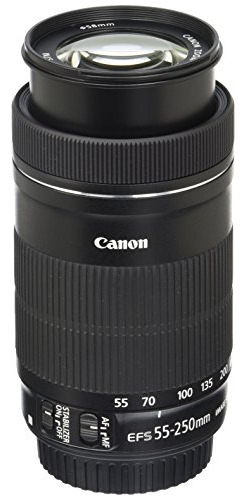 Objetivo Canon Ef-s 55-250 Mm F4-5,6 Is Stm Para Camaras Can