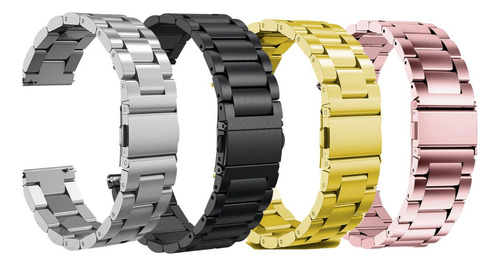 Pulseira Aço Inox Poolsy 20mm Compatível Com Haylou Rs4 Plus