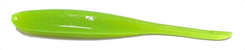 Kir Com 10 Iscas Soft Shad Impact 3 Keitech (várias Cores) Cor Clear Chartreuse Glow (026)