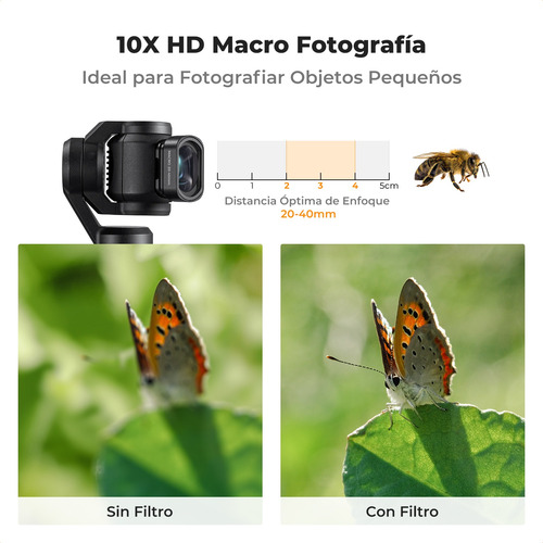 K&f Dji Osmo Pocket 3 Filtro Para Cámara De Bolsillo (macro)