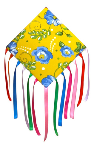 Enfeite Pipa Junina Para Decoração Festa Junina Arraiá 42cm Cor Colorido Estampado