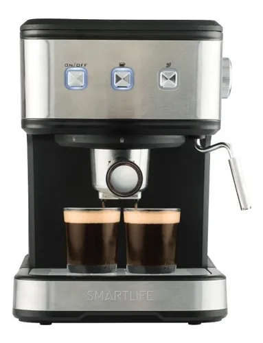 Cafetera Espresso Smartlife Sl-ec8501 Espumador Cápsulas Gris